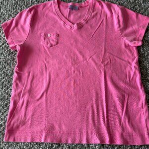 Anthony's Resort Wear Hot Pink Short Sleeved Polo - Size XL